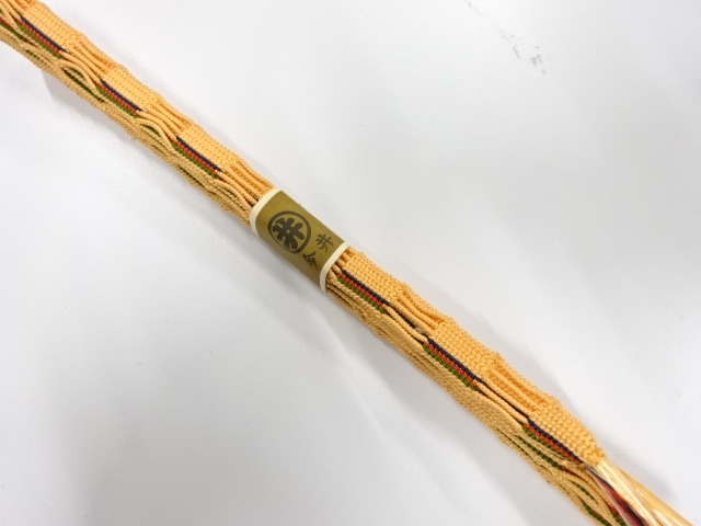 未使用品　正絹　手組帯締め